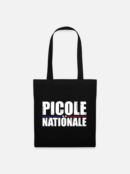 Nationale Picole - Stoffbeutel - Schwarz