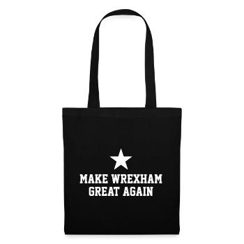 Make Wrexham Great Again - Wales Football Gift - Tote Bag - black - Front