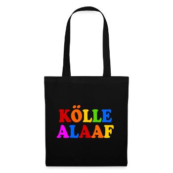Kölle alaaf - Stoffbeutel - Schwarz - Vorne