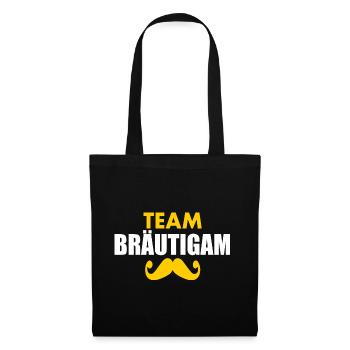 Team bräutigam - Stoffbeutel - Schwarz - Vorne