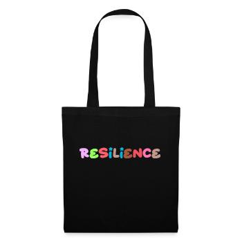 Résilience pensée positive - Sac en tissu - noir - Devant