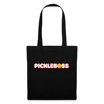 Pickleball Pickleboss - Sac en tissu - noir - Devant