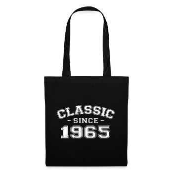 Vintage 1965 cadeau d’anniversaire 1965 classique - Sac en tissu - noir - Devant