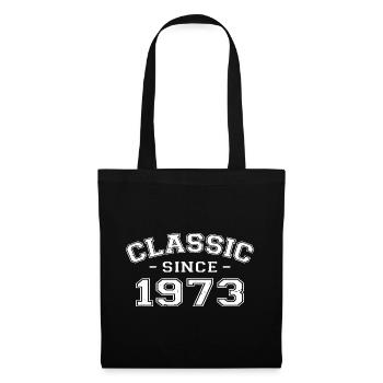 Vintage 1973 Geburtstagsgeschenk 1973 Klassiker - Stoffbeutel - Schwarz - Vorne