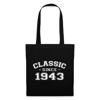 Vintage 1943 Birthday Gift 1943 Classic - Tote Bag - black - Front