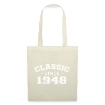 Vintage 1948 Geburtstagsgeschenk 1948 Klassiker - Stoffbeutel - Natur - Vorne