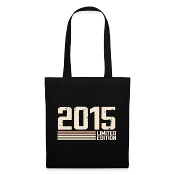 2015 Vintage 2015 Birthday 2015 Retro 2015 - Tote Bag - black - Front