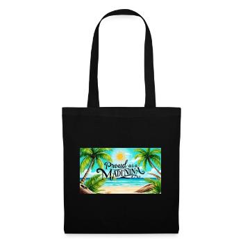 Martinique Madinina – The Island of Flowers - Tote Bag - black - Front