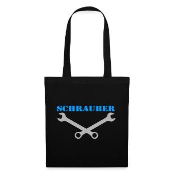 Schrauber , Kultschrauber ........................ - Stoffbeutel - Schwarz - Vorne