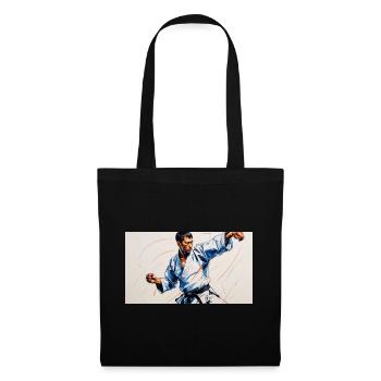 Martial art and Japanese dynamism - Tote Bag - black - Front