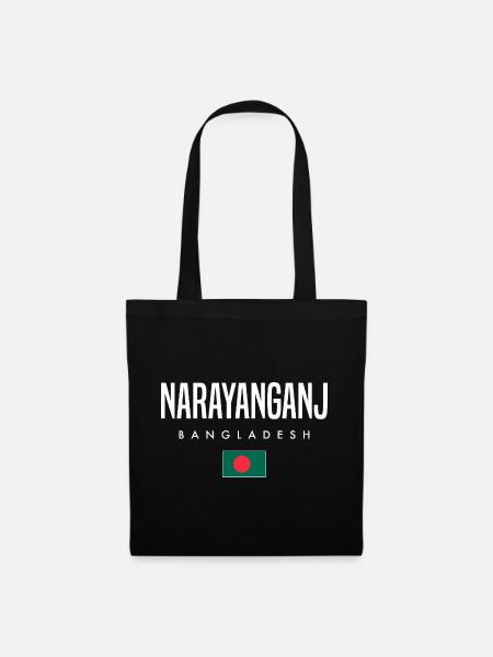Narayanganj Bangladesch - Stoffbeutel - Schwarz