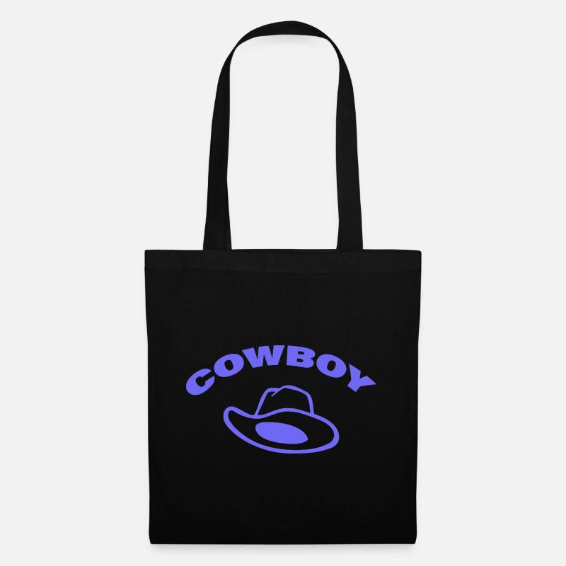 COWBOY - Stoffbeutel - Schwarz