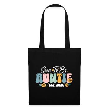 Soon To Be Auntie Est 2026 - Tote Bag - black - Front