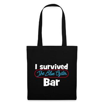 I survived the Blue Oyster Bar - Stoffbeutel - Schwarz - Vorne