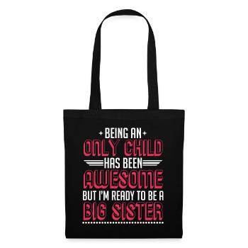 Être un seul enfant a été impressionnant - Sac en tissu - noir - Devant
