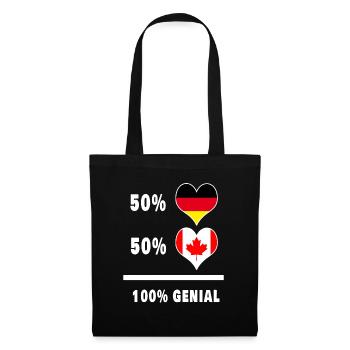 Allemagne et Canada génial / cadeau - Sac en tissu - noir - Devant