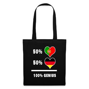 Germany and Portugal Genial / Gift - Tote Bag - black - Front