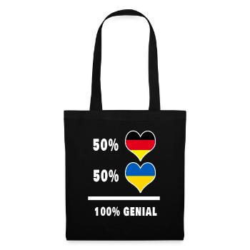 Germany and Ukraine Genial / Gift - Tote Bag - black - Front