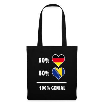 Allemagne et Bosnie Awesome / Gift - Sac en tissu - noir - Devant