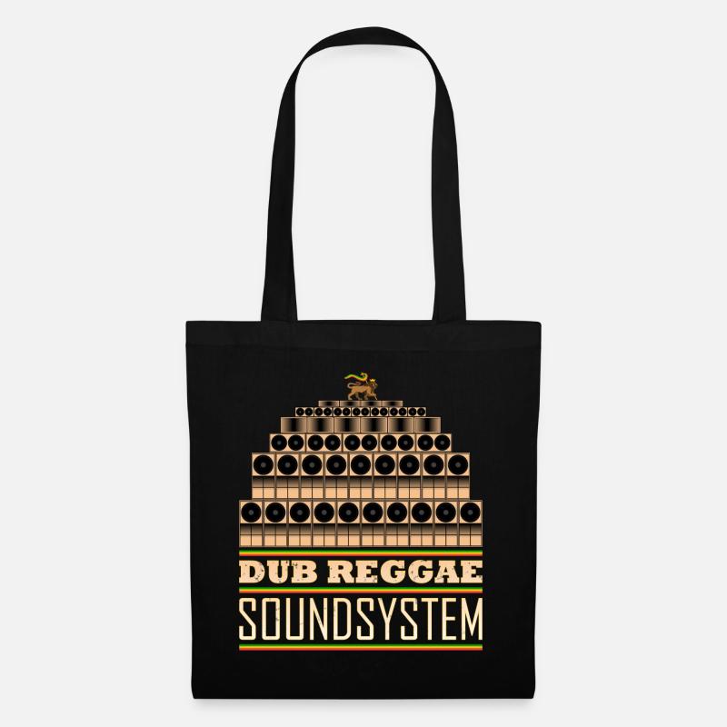Système de son Dub reggae - Sac en tissu - noir