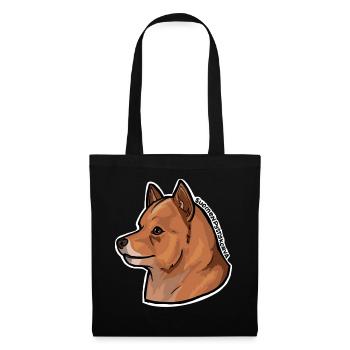 Finnish vertical ear - Tote Bag - black - Front