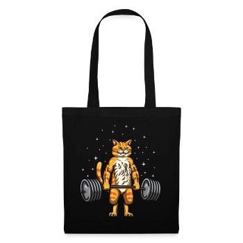 Cat Weightlifting CrossLifting Fitness - Tote Bag - black - Front