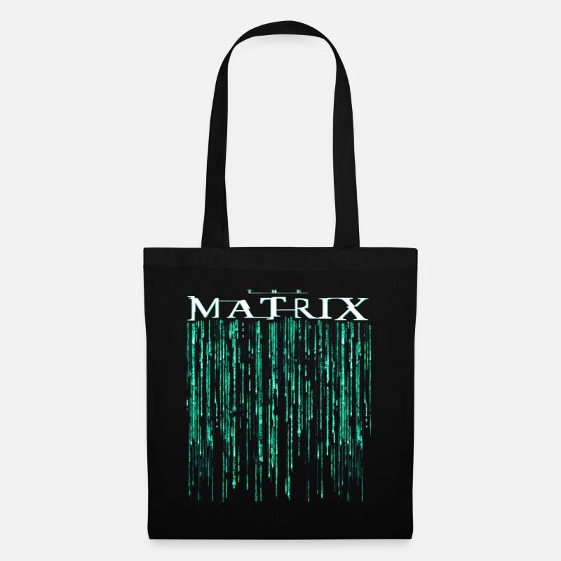 The Matrix Movie Code Logo - Tote Bag - black