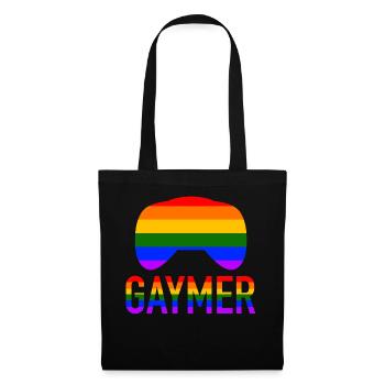 Rainbow Controller Mois de la Gay Pride LGBT Gamer - Sac en tissu - noir - Devant