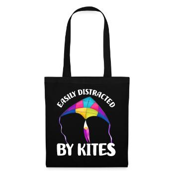 Kite flying gifts | Hang gliding - Tote Bag - black - Front