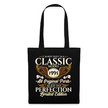 Vintage 1995 27th birthday vintage 95 gift - Tote Bag - black - Front