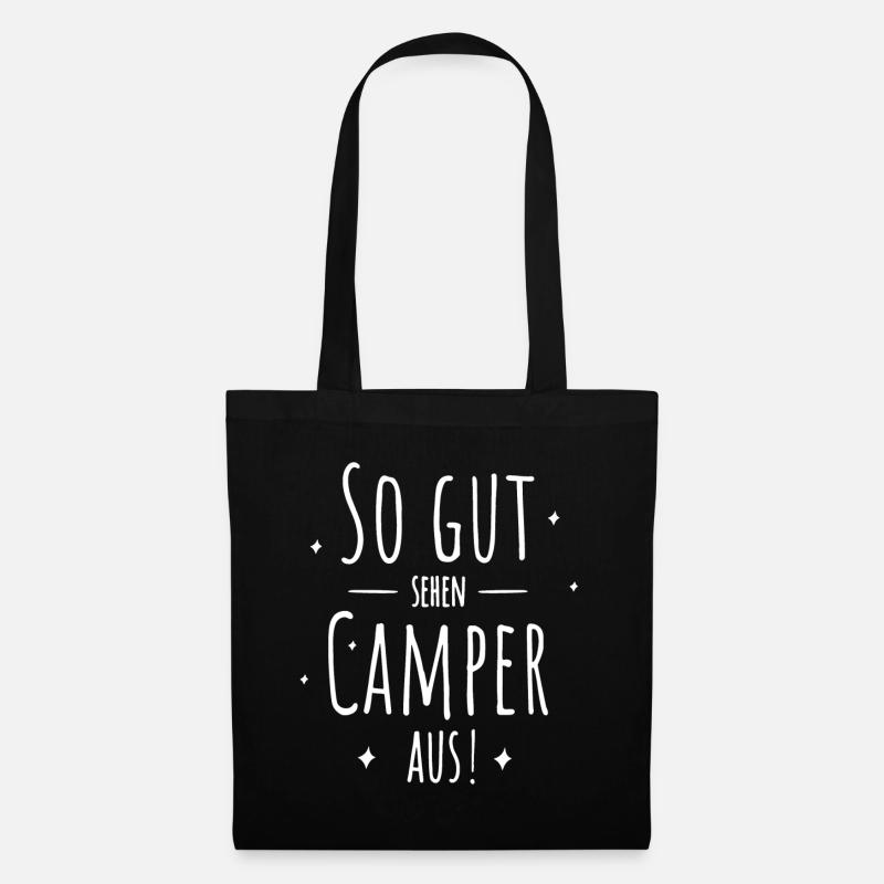 So gut sehen Camper aus - Stoffbeutel - Schwarz