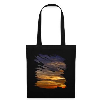 Couleurs pittoresques du ciel - Sac en tissu - noir - Devant