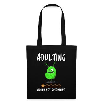 Âge adulte.... Je ne le recommanderais pas - Sac en tissu - noir - Devant