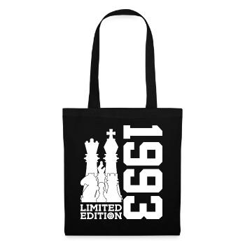 33. GEBURTSTAG SCHACH LIMITED EDITION 1993 - Stoffbeutel - Schwarz - Vorne