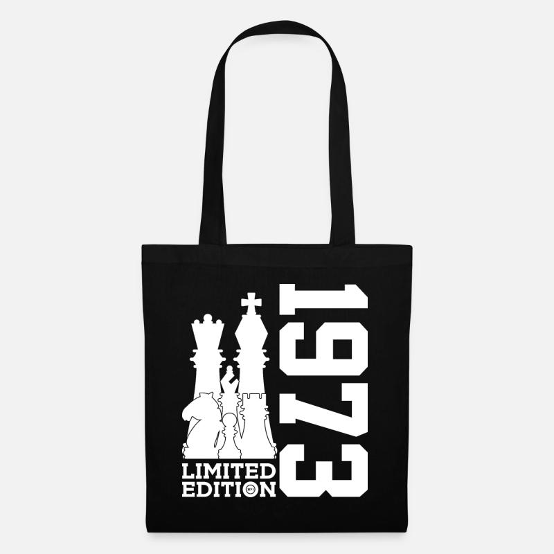53. GEBURTSTAG SCHACH LIMITED EDITION 1973 - Stoffbeutel - Schwarz