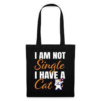 Not Free, I Have a Cat - Tote Bag - black - Front