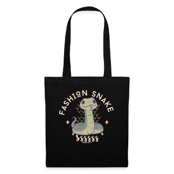 Fashion Snake Society Logo - Tote Bag - black - Front