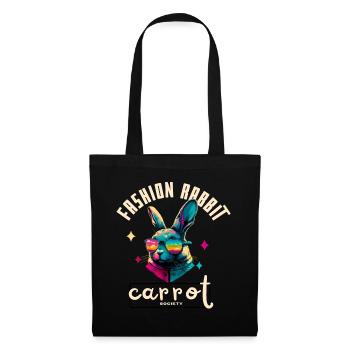 Rabbit Fashion Carpet Society - Tote Bag - black - Front