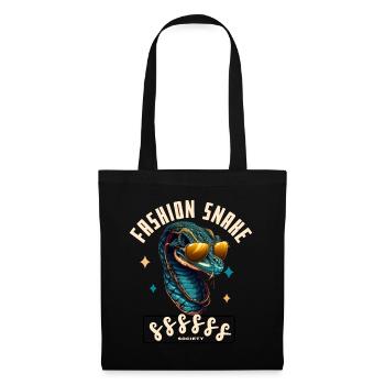 Serpent Glam Couture - Tote Bag - black - Front