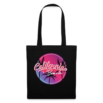 California Beach Neon-Schrift - Stoffbeutel - Schwarz - Vorne
