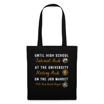 Life Stages Tutorial to Battle Royale - Tote Bag - black - Front