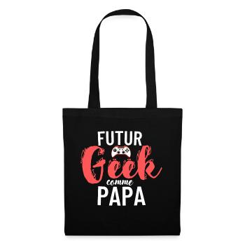 Future Geek Dad Tee - Tote Bag - black - Front