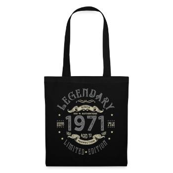 1971 Anniversary legendary since 1971 - Tote Bag - black - Front