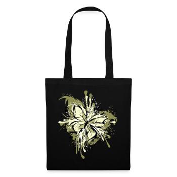Papillon Abstrait Explosion Couleurs Graphique - Sac en tissu - noir - Devant