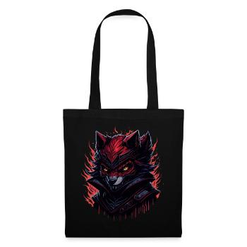 Wolf Evil Dark Fox Fantasy - Tote Bag - black - Front
