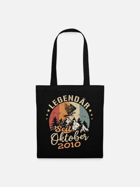 Legendär seit Oktober 2010 - 2010 - Stoffbeutel - Schwarz