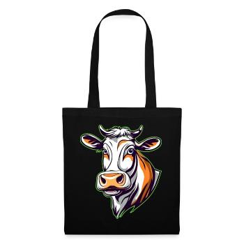 Cute Moo Cow - Tote Bag - black - Front