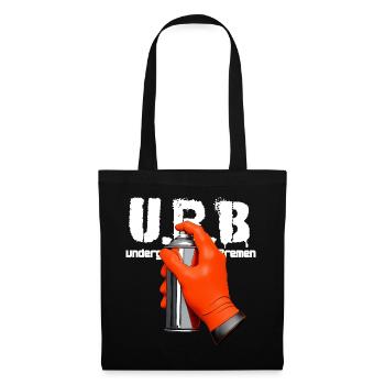 U.R.B - underground rap bremen Spraydose - Stoffbeutel - Schwarz - Vorne
