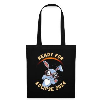 Ready for the Solar Eclipse 2024 - Tote Bag - black - Front