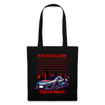 Tokyo Drive Soleil Levant - Sac en tissu - noir - Devant
